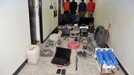 دستبند پلیس بر دستان باند سارقان حرفه ای منزل در "خرمشهر"