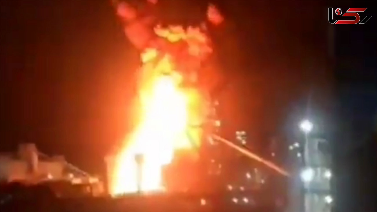 فیلم لحظه انفجار بزرگ در کارخانه فولاد