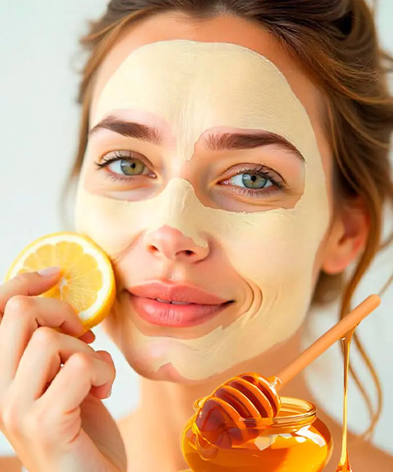 ماسک صورت عسل و لیمو برای روشن و سفید شدن پوست صورت
