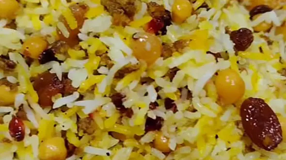 آموزش پلو مخلوط خوشمزه سرشار از پروتئین و مواد معدنی + فیلم
