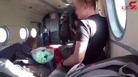 سرنشین هلی‌کوپتر از لحظه سقوط در کوهستان فیلمبرداری کرد+ فیلم