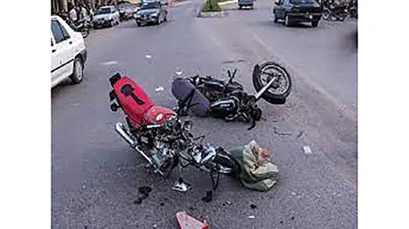 مرگ تلخ زن جوان در تصادف هولناک 2 موتور سوار در تهران