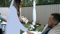 ازدواج جنجالی زن عاشق با نامزد سرطانی اش+عکس