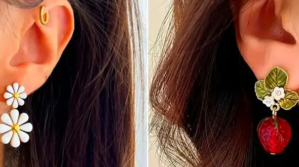 15 مدل متفاوت گوشواره طرح گل؛ برای عاشقان زیورآلات هنری و خاص