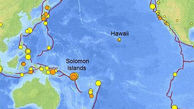 زلزله‌ای ۷ ریشتری وحشت آور در جزایر سلیمان اقیانوس آرام / هشدار سونامی داده شد