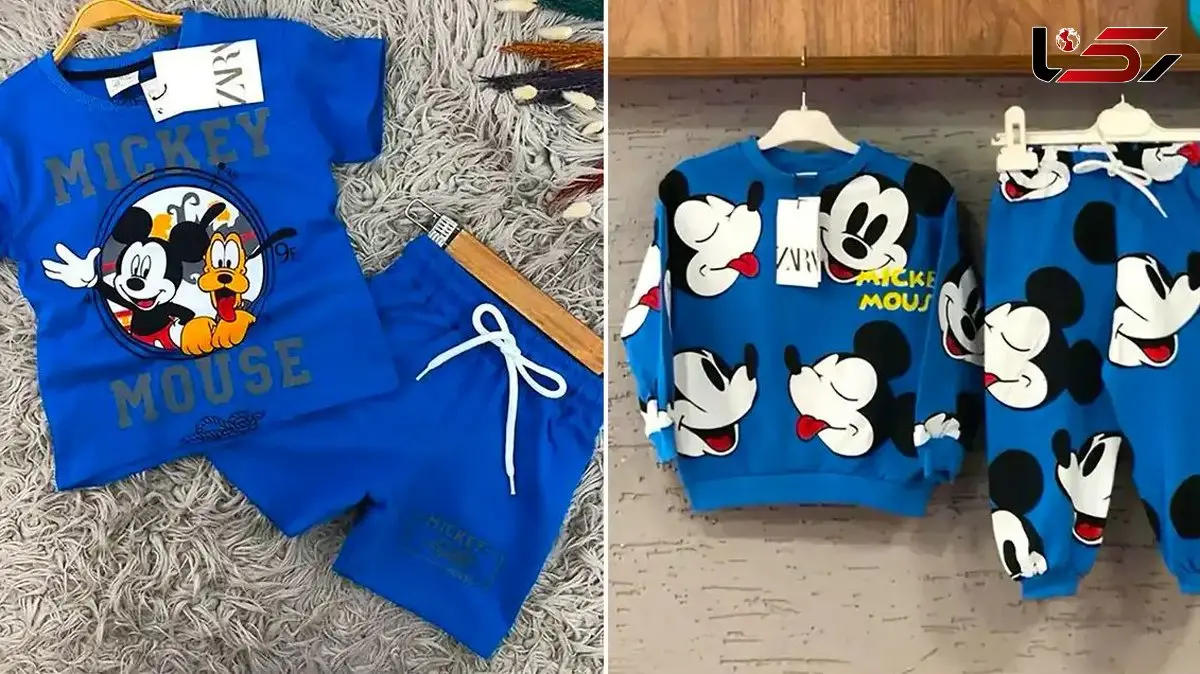 15 مدل شیک و متفاوت از پیراهن شلوار میکی موس برای استایلی خاص