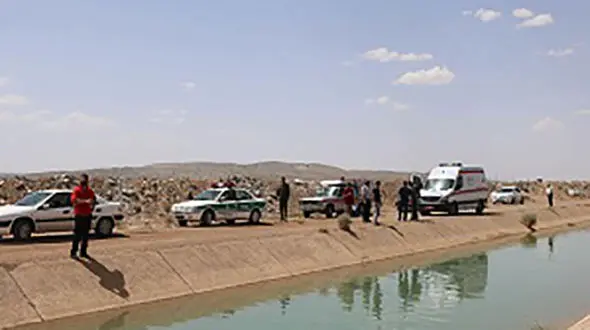 غرق شدن مرد افغان در کانال آب شاهین شهر