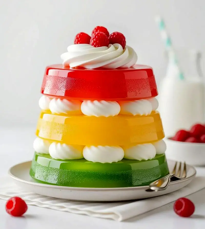 ژله ساده و شیک برای مهمانی