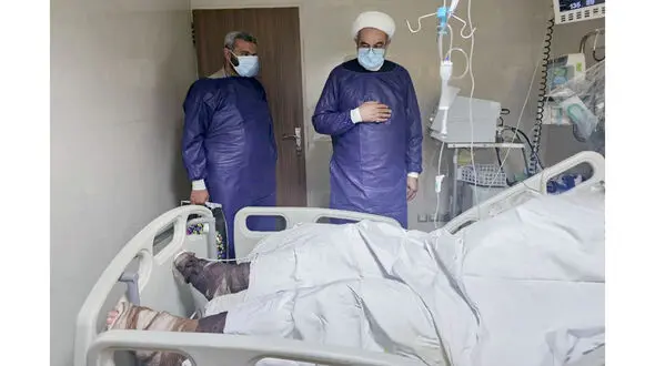 رئیس سازمان قضایی نیرو‌های مسلح از مجروحین تجاوز ددمنشانه رژیم منحوس صهیونی عیادت کرد