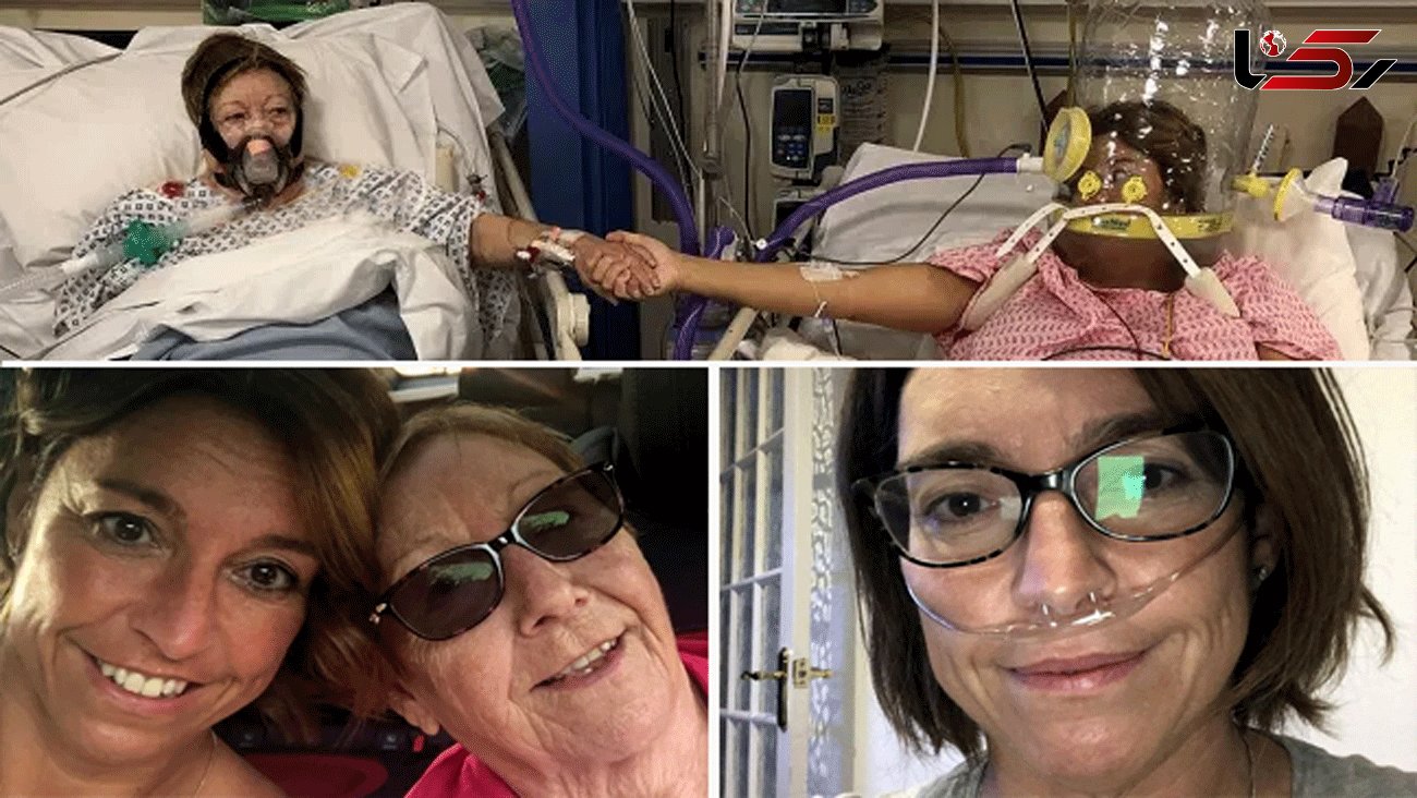 Covid-stricken mum and daughter hold hands in intensive care - 24hrs before mum dies