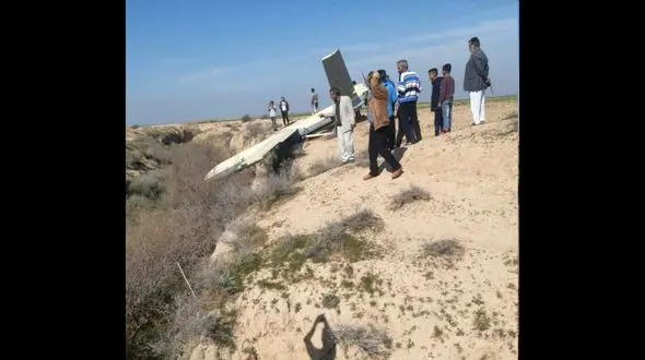 فیلم و عکس از لحظه حادثه برای پهپاد ایرانی در اهواز