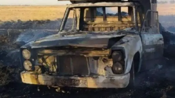 راننده قاچاقچی سوخت در نیسان آبی جزغاله شد