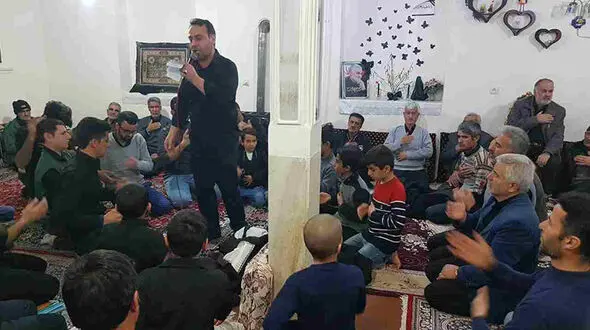 مراسم شهادت حضرت فاطمه زهرا (س) و شهید سردار سلیمانی در خان آباد کبودر آهنگ+عکس