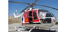 نجات هوایی موتورسوار یزدی در کویر