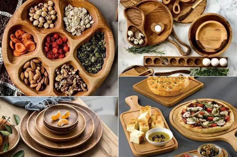 سرویس پذیرایی چوبی با طراحی منحصر به فرد