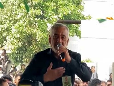 مداحی جگرسوز و پدر سر پیکر پسر شهیدش به زمان مازنی/ آرزو داشتمه من ته عروسی ای جان پسر