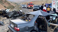 راننده زانتیا زنده زنده در آتش سوخت / 4 خودرو در جاده بوشهر تصادف کردند + عکس