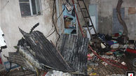 آتش سوزی شدید منزل مسکونی در خانی آباد + عکس