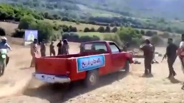 فیلم مانور دستگیری ترامپ در ایران