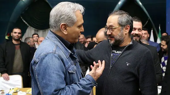 حضور مهران مدیری، رامبد جوان و المیرا شریفی مقدم در یک ضیافت افطاری مشترک/ یک میز با غذاهای ساده و رنگارنگ+عکس