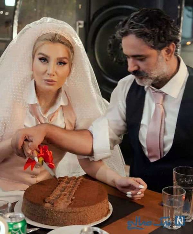 کیک عروسی بازیگران