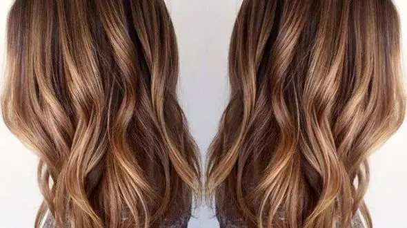 ترکیب رنگ موی قهوه ای روشن در خانه