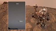 تصویر جالب از زهره و زمین از مریخ