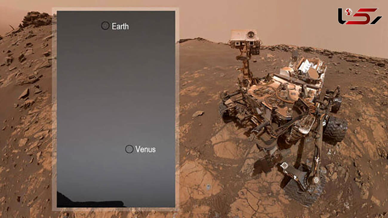 تصویر جالب از زهره و زمین از مریخ