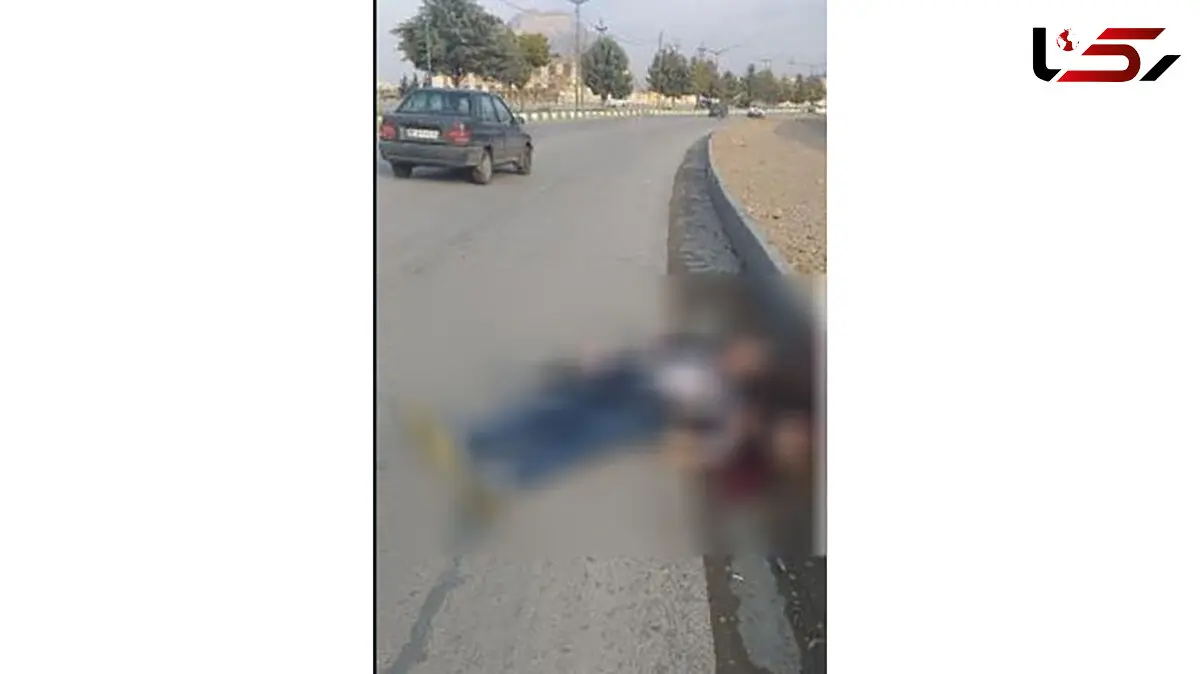 عکس دلخراش از صحنه همسرکشی در کرمانشاه /زن و مرد غرق در خون بودند
