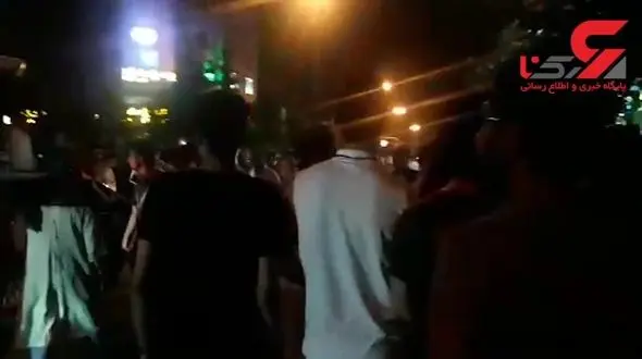 دعوای خونین بین شادی کنندگان دیشب گیشای تهران + فیلم 