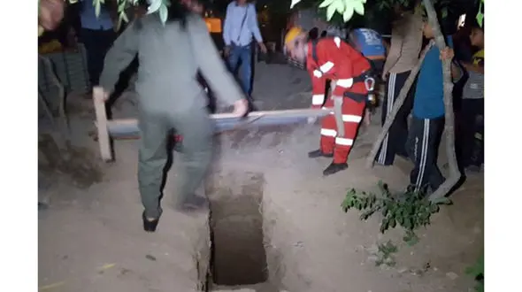  چاه ۲۵ متری جان کارگر افغان را گرفت 