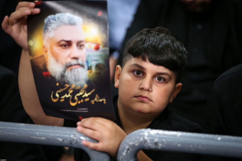 رهبر انقلاب حضرت آیت الله خامنه ای در مراسم بزرگداشت شهدای جنگ تحمیلی اخیر 7-5-1404