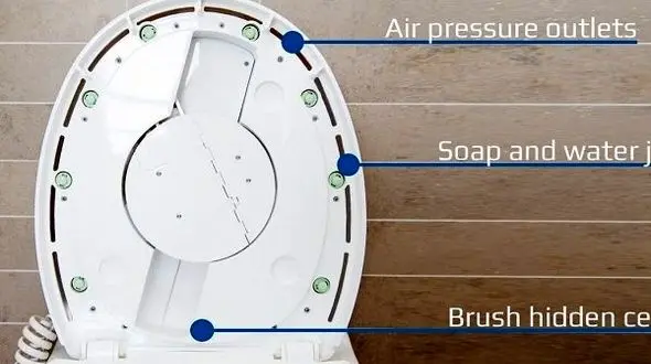 توالت هوشمندی که زحمت شستن خود را می کشد