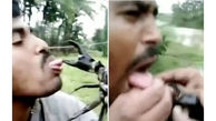 انتقام خرچنگ از مرد هندی + عکس 