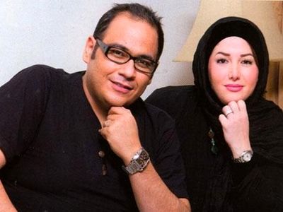 چهره غمزده همسر عاشق و وفادار رضا داوودنژاد در مراسم تشییع آقای بازیگر/ دل یک ملت خون شد!