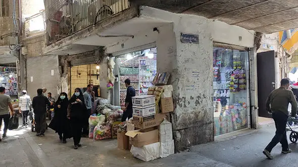 عکس قدیمی از اردو در بازار