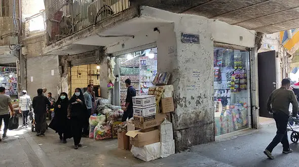 عکس قدیمی از اردو در بازار