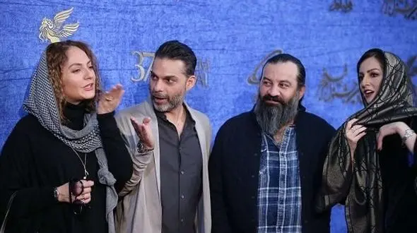 قهقهه شقایق دهقان، مهراب قاسمخانی و پیمان معادی روی فرش قرمز+عکس