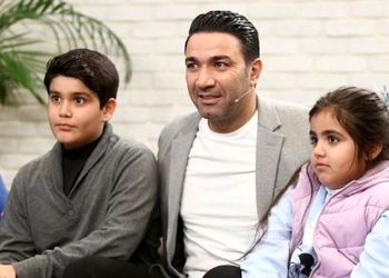 فیلم / جواد نکونام: الان با خانواده دبی هستم و به پسرم گفتم 11 کیلو وزن کم کرده تا فوتبالیست بشه پدرشو درآوردم و...