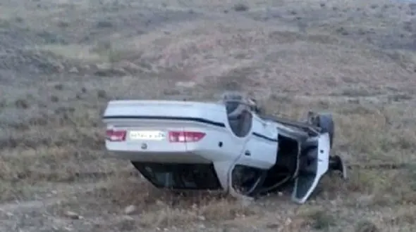 واژگونی سمند در تربت حیدریه ۵ مصدوم برجای گذاشت