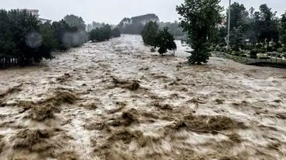 سیلاب ناگهانی سیستان و بلوچستان در اثر باران رگباری