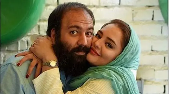 چیدمان مفصل و رنگارنگ میز شام نرگس محمدی برای همسرش+عکس / تزئین زیبای سفره با سالاد شیرازی...