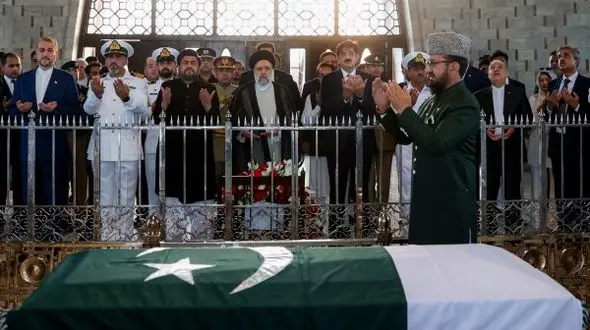 ادای احترام  رئیسی به محمدعلی جناح «قائد اعظم»