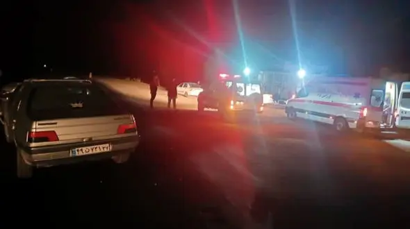 مصدومیت ۴ تن در سانحه رانندگی در محور بوکان - میاندوآب