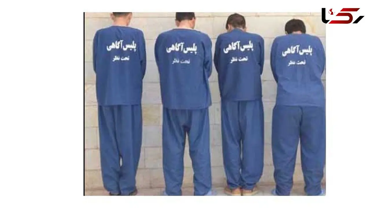 4 جوان مست آبادانی در خودروی پلاک مخدوش دستگیر شدند