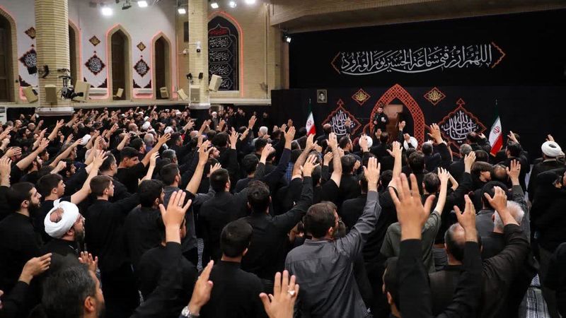 مراسم عزاداری امام حسین (ع) در حسینیه امام خمینی برگزار شد