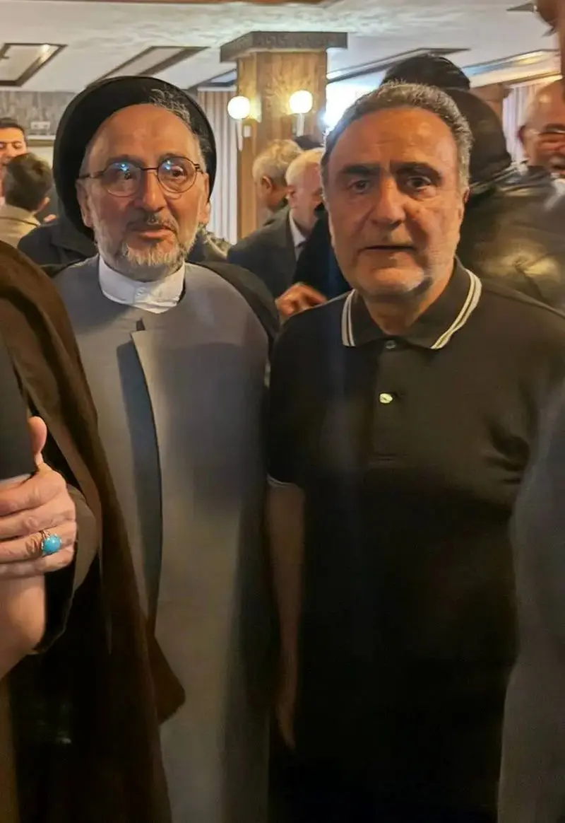 محمد علی ابطحی در دیدار با مصطفی تاجزاده