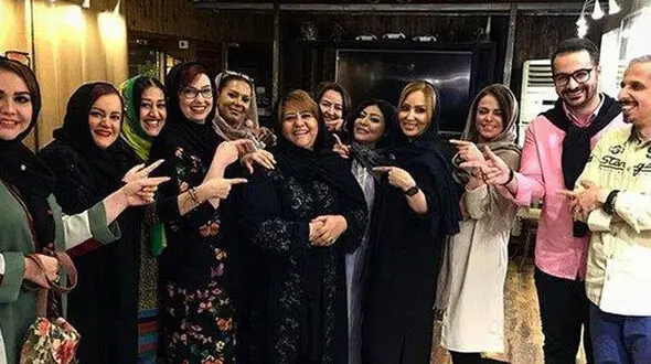 هنرمندان معروف در جشن تولد رابعه اسکویی +عکس ها