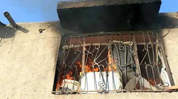  انبار چوب در مشهد سوخت +عکس 