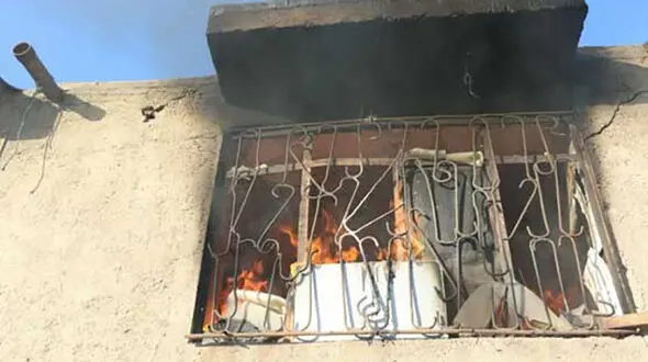  انبار چوب در مشهد سوخت +عکس 